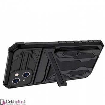Combo dėklas su kojele ir kortelių dėklu (Apple Iphone 13) Combo dėklas su kojele ir kortelių dėklu (Apple Iphone 13)